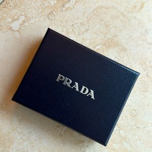 Prada Card Case Box ONLY - Includes Tissue Paper